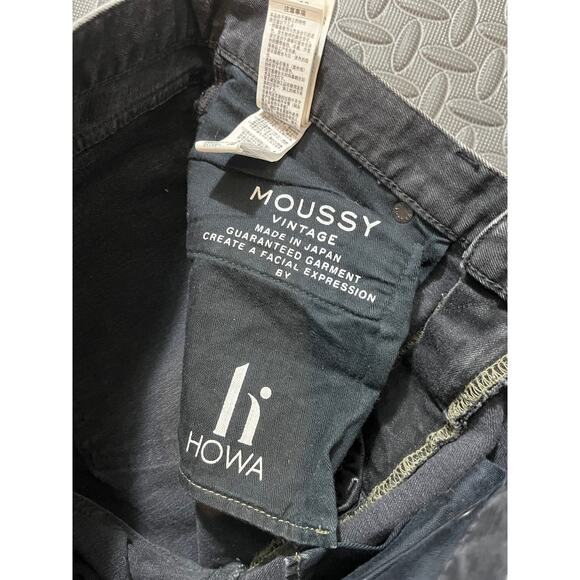 Moussy Vintage Lenwood Skinny‎ Jeans Black Distressed Pants Size 28 Womens - Picture 4 of 10